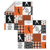 Softball//Basketball//Waukon - Wholecloth Cheater Quilt