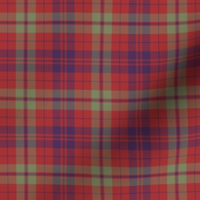 Lovat or Fraser tartan variant, 3" muted