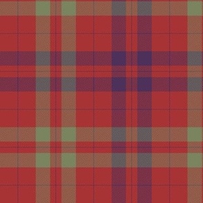 Lovat or Fraser c. 1820 tartan, 6" muted - Wilson's of Bannockburn