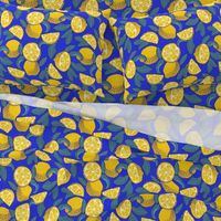 Large scale • Juice Lemons Blue Fruit - Lemons Pop Art 