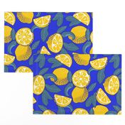 Large scale • Juice Lemons Blue Fruit - Lemons Pop Art 