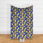 Large scale • Juice Lemons Blue Fruit - Lemons Pop Art 