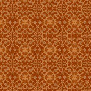 Animal Spots Damask Brown, Tan, Beige