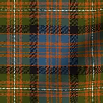 MacDonell of Glengarry red tartan, 6" ancient dark