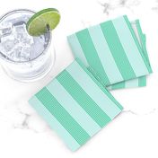 serene stripes (cool mint)