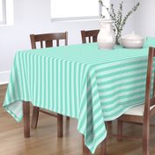 serene stripes (cool mint)