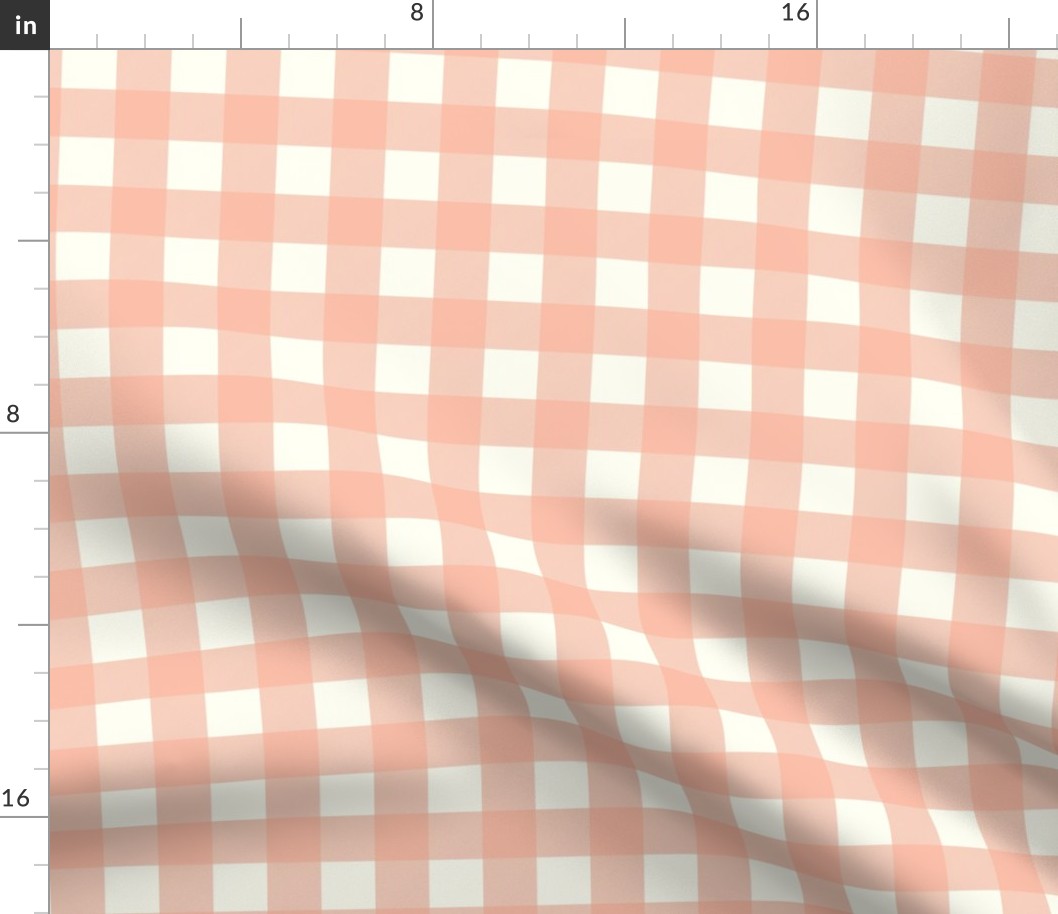 gingham checks coral jpg