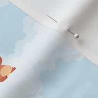 Cute Bears & Clouds (Small Print)