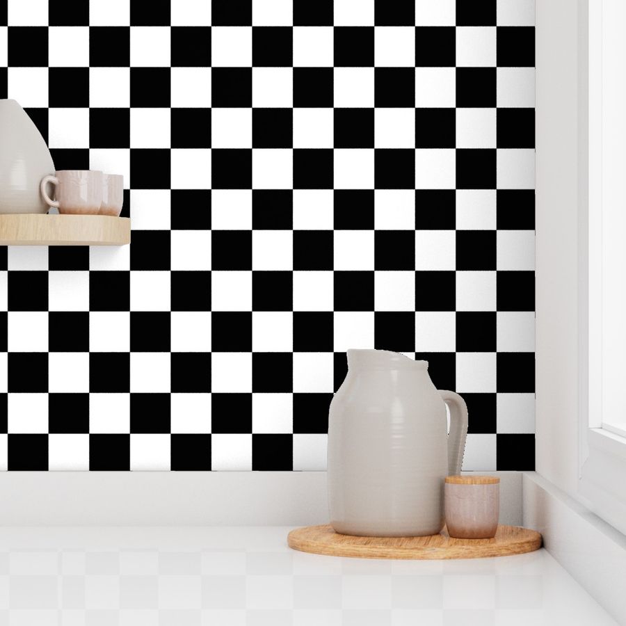 Black and White Checkerboard Paducaru