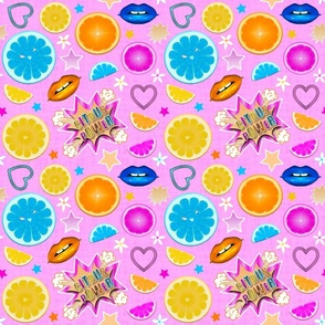 Pop Art Citrus  (Color 1 - Ultra Pink)