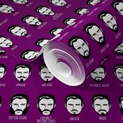 Mustachio Bashio - purple