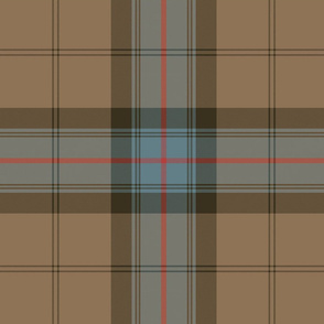 Armstrong tartan - 1842 Vestiarium Scoticum, 12" weathered