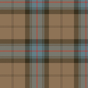 Armstrong tartan - 1842 Vestiarium Scoticum, 10" weathered