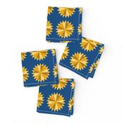 Jesters Crown Sunflower - classic blue