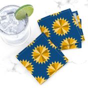 Jesters Crown Sunflower - classic blue