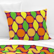 Pop Art Citrus Damask