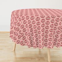 Pomegranate pink - Mid Century - Retro Fruits