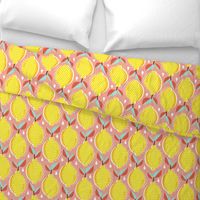 Lemon Fresh - Blush Large Scale Pop Art Summer Fruit