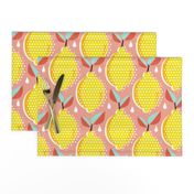 Lemon Fresh - Blush Large Scale Pop Art Summer Fruit