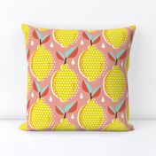 Lemon Fresh - Blush Large Scale Pop Art Summer Fruit