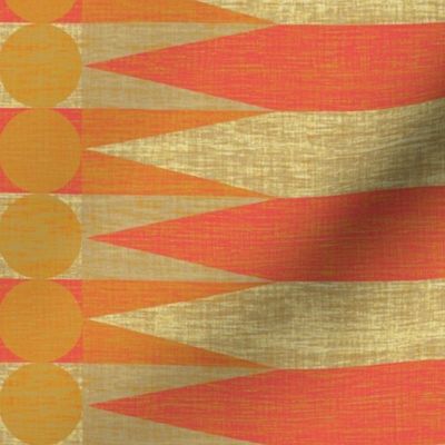 stripe_coral_mustard_flag