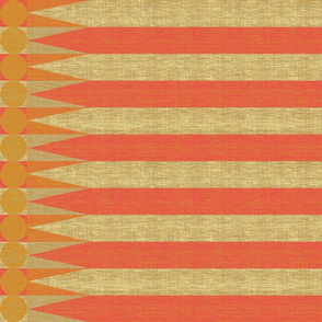 stripe_coral_mustard_flag