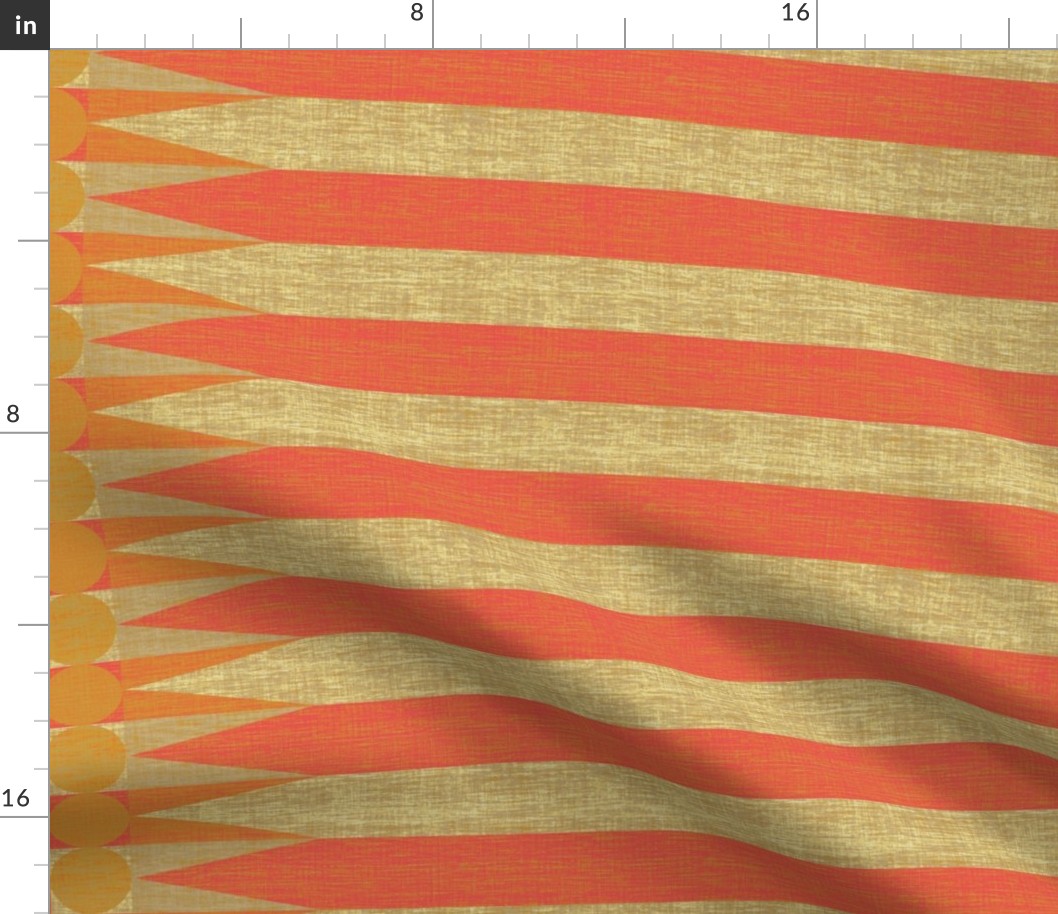 stripe_coral_mustard_flag