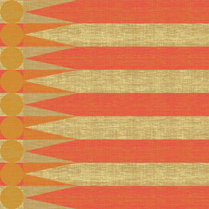 stripe_coral_mustard_flag