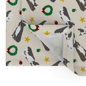 Tiny Boston terriers - Christmas