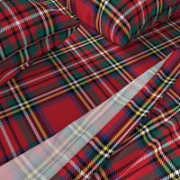 JUMBO royal stewart tartan style 1 - 12" repeat - perfect for christmas