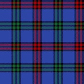 Montgomerie tartan -  4" red / green / true blue