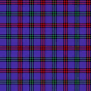 Montgomerie tartan, 2" red/green/blue-violet