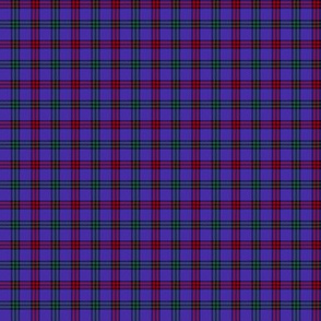 Montgomerie tartan, 1" red/green/blue-violet