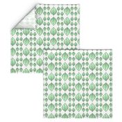 Mint Leaf Vintage Scheme Vegetation Tile