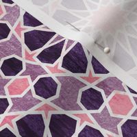 Farah tile Plum