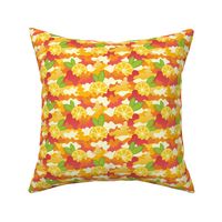 Citrus Pop Art Cameo Pattern