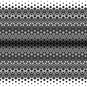 Black lace, 2.63" x 18"