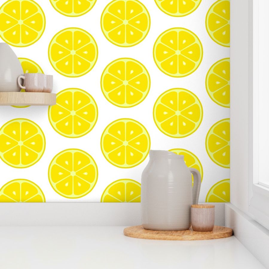 Lemon Neon Citrus Tile