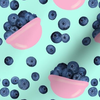 Blueberry bowls 