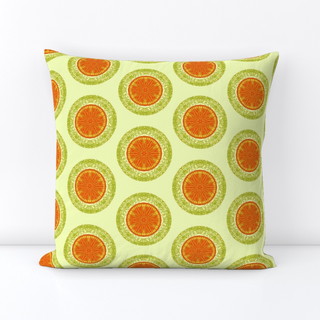 Zesty Slices of Tangerine on a Whisper of Citrus - Large Scale