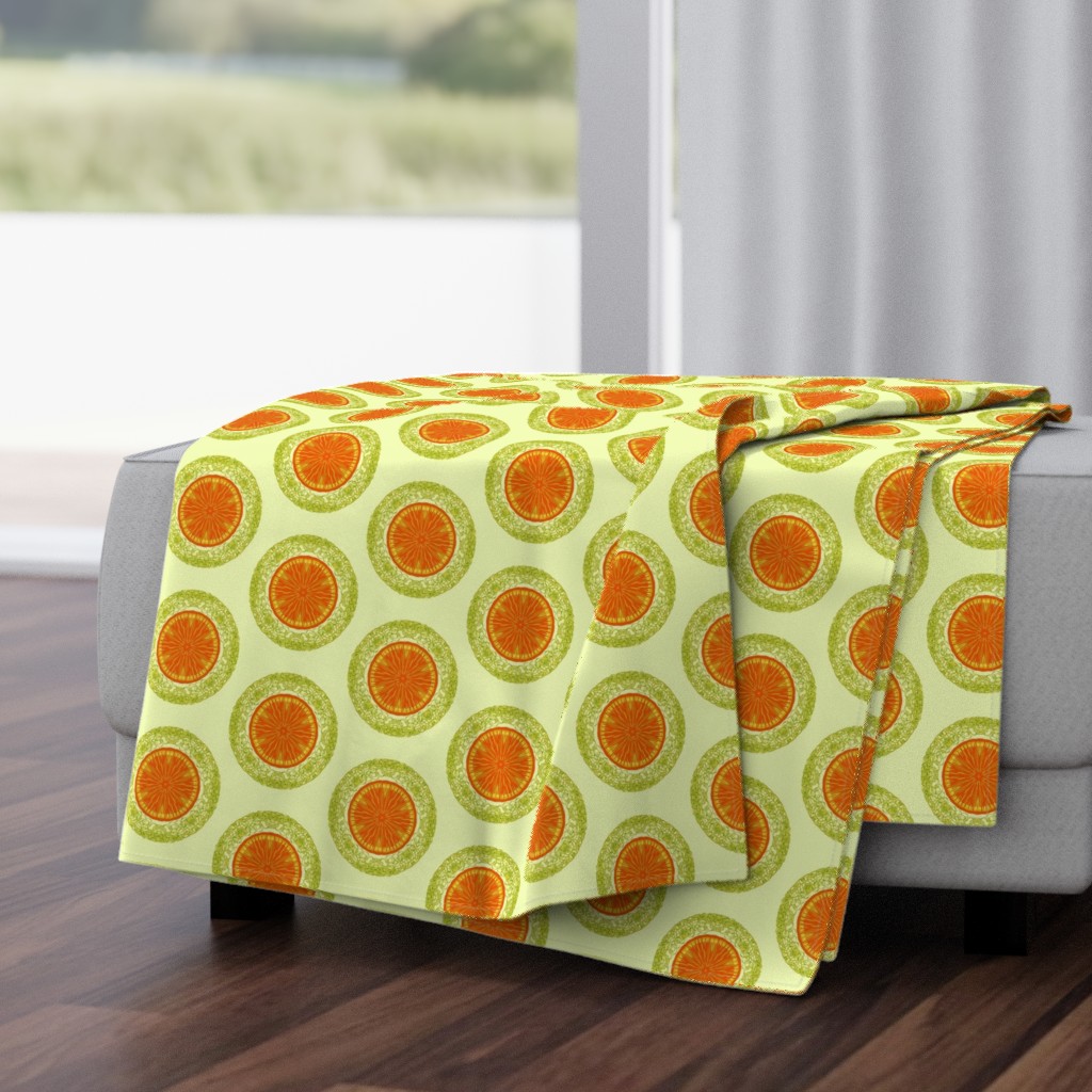 Zesty Slices of Tangerine on a Whisper of Citrus - Large Scale