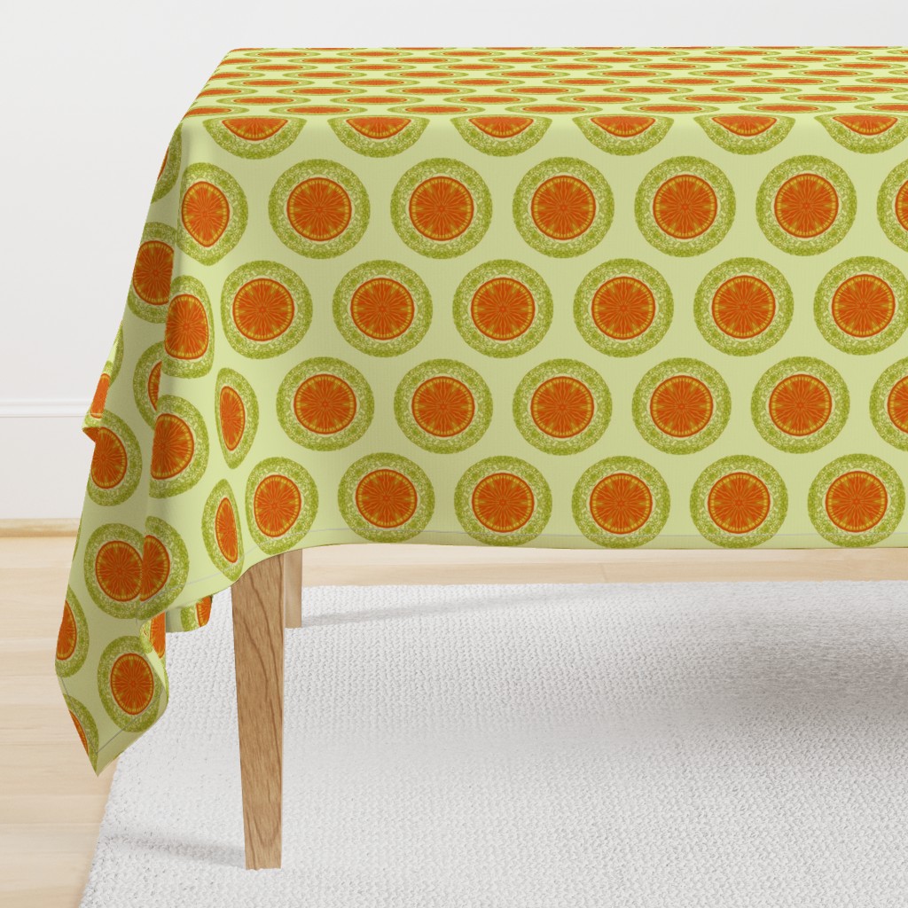 Zesty Slices of Tangerine on a Whisper of Citrus - Large Scale