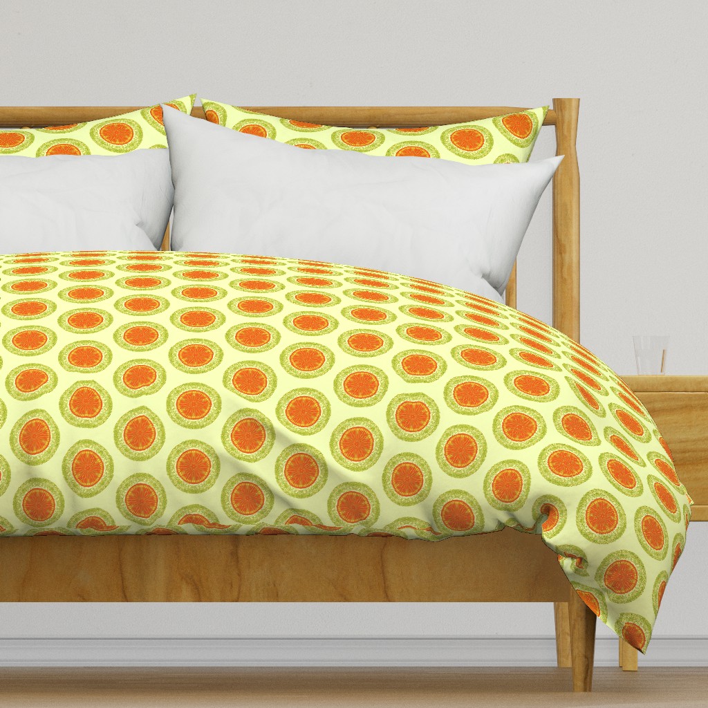 Zesty Slices of Tangerine on a Whisper of Citrus - Large Scale