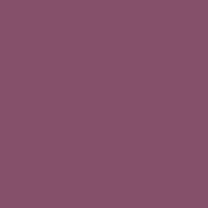 solid muted plum purple (#85506A)