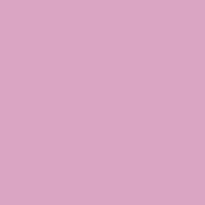 solid pastel plum-blossom pink (#D9A5C2)