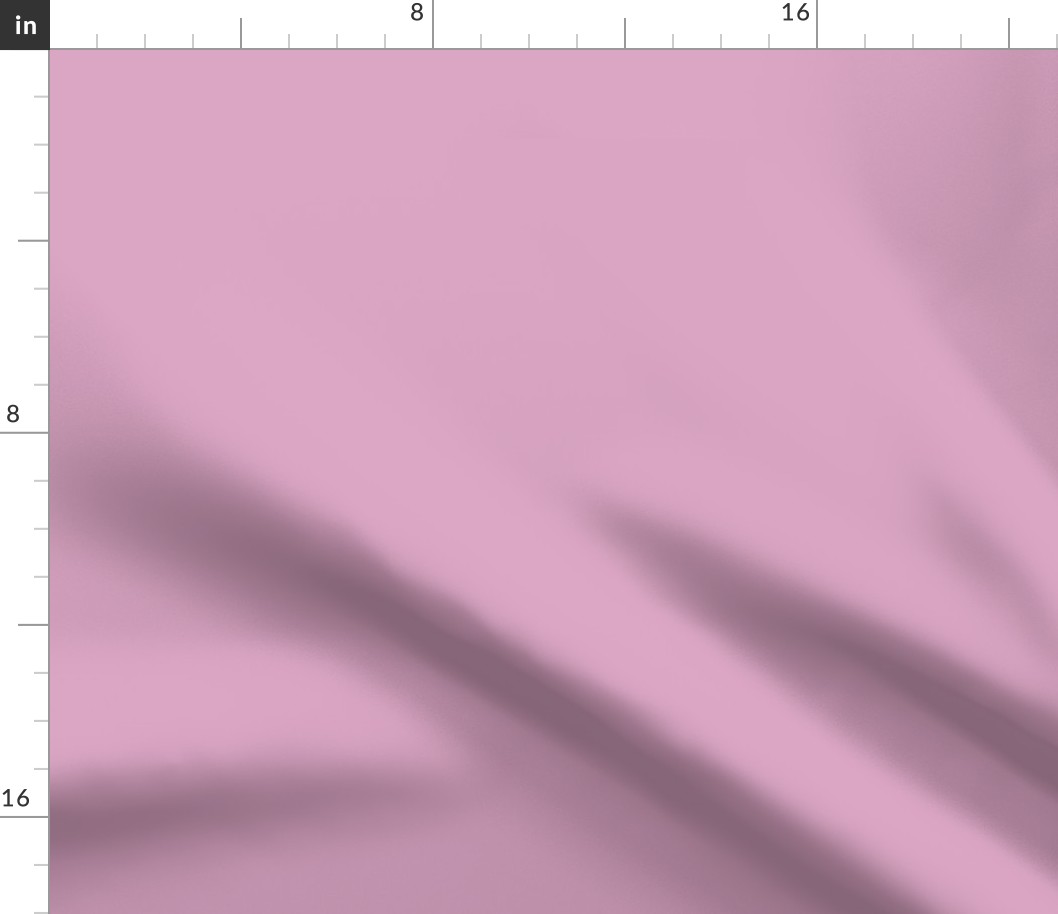 solid pastel plum-blossom pink (#D9A5C2)