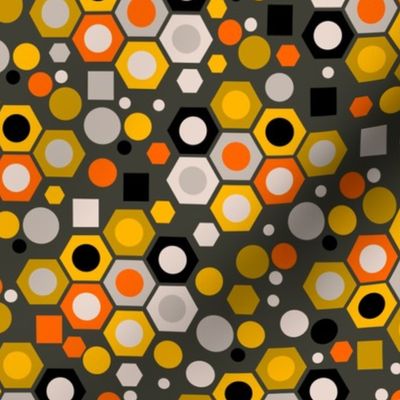 Honeycomb geometric pattern