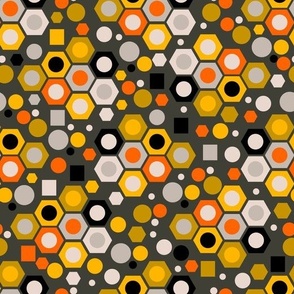 Honeycomb geometric pattern