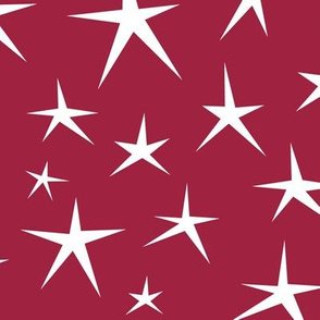 LARGE Patriotic Stars (Red and White)