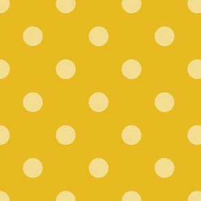 Normal scale // Pop art dots // yellow coordinating pattern